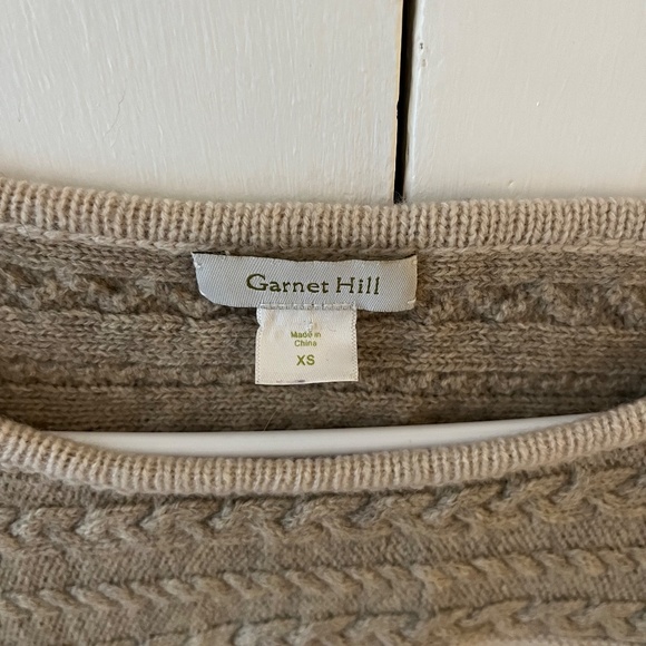 Garnet Hill Short Sleeve Sweater Size XS - Picture 2 of 4